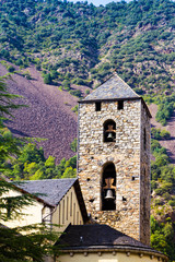 Wall Mural - Sant Esteve church in Andorra la Vella, Andorra