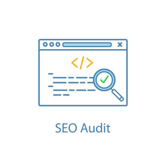 SEO audit color icon