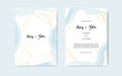 © Anastasiya  - wedding set with beautiful hand drawn watercolor background.
