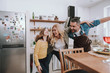 © Yakobchuk Olena - Happy family enjoying being together and having fun at home
