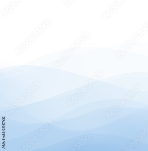 Abstract High Resolution Image Of Curvy And Wavy Light Blue Lines