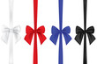 © oksione - Realistic set of multicolored bows isolated on transparent background. Template for greeting card, poster or brochure. Vector illustration.