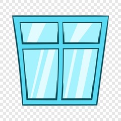 Sticker - Window icon in cartoon style isolated on background for any web design 