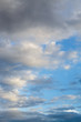 dramatic cloud on blue sky