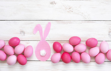 Wall Mural - Pink Easter eggs