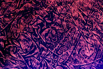 dark purple-pink graffiti texture. abstract drawing close up