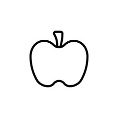 Wall Mural - Apple icon vector. Apple vector design. sign design. flat style. Vector EPS 10