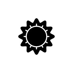 Poster - Sun icon vector. Sun vector design. sign design. flat style. Vector EPS 10