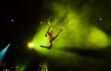 Air Circus Performances In The Circus