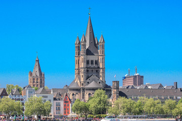 Poster - Groß Sankt Martin Kirche am Fischmarkt Köln 