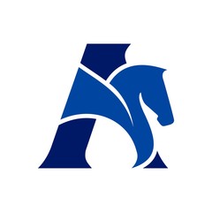 Wall Mural - horse wing vector logo. pegasus.