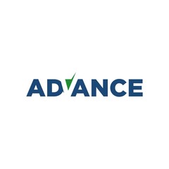 Wall Mural - letter advance vector logo. negative space logo.