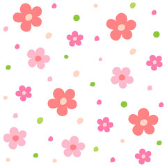 Poster - Cute flower pattern