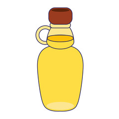 Wall Mural - Honey bottle cartoon symbol