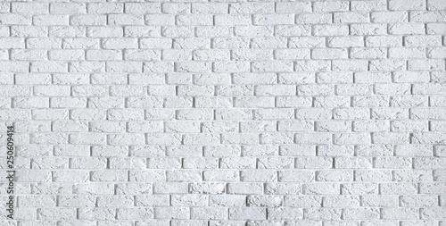 White Brick Wall Home Interior Background Horizontal Photo