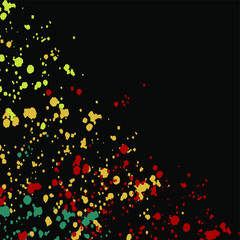 Grunge texture green, yellow, red and black. Sketch abstract to Create Distressed Effect. Overlay Distress grain colorful design. Stylish modern background for different print products. Vector illustr