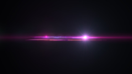 bright magenta lensflare