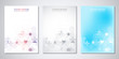 © ABCDESIGN - Template brochure or cover with medical icons and symbols. Healthcare, science and innovation technology concept.