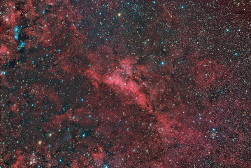 Wall Mural - imaged with a telescope and a scientific ccd camera