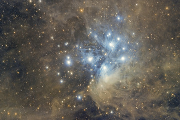 Wall Mural - imaged with a telescope and a scientific ccd camera