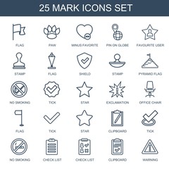 Poster - mark icons
