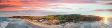 Snelling Beach In Kangaroo Island At Sunset. Aerial View