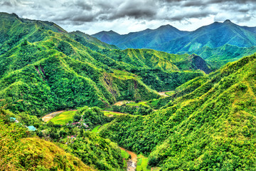 Canvas Print - The Snake River at Ducligan - Ifugao, Philippines