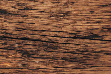 Poster - close up old oak wooden background