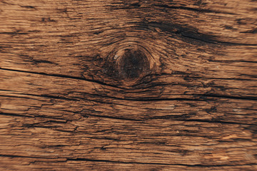 Poster - close up old oak wooden background
