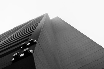 Skyscraper leading into the sky