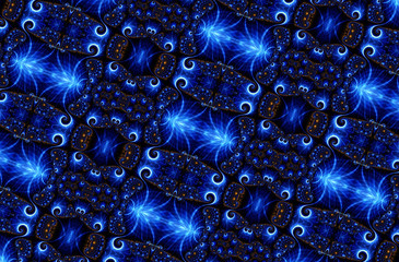 Canvas Print - abstract artistic 3d computer generated illustration of fractals artwork background