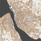 map of the city of Liverpool, United Kingdom