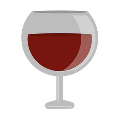 Poster - Wine glass cup isolated