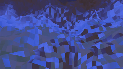 Background from polygons. With shadows and light.