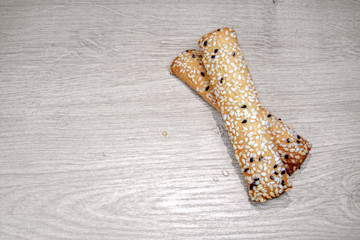 crispy with  sesame and black cumin