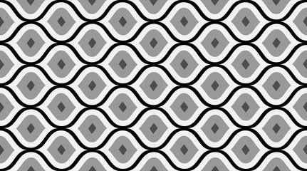 Wall Mural - Seamless pattern geometric. Delicate beautiful ornament. Geometric fashion fabric print. 
Seamless vector pattern.