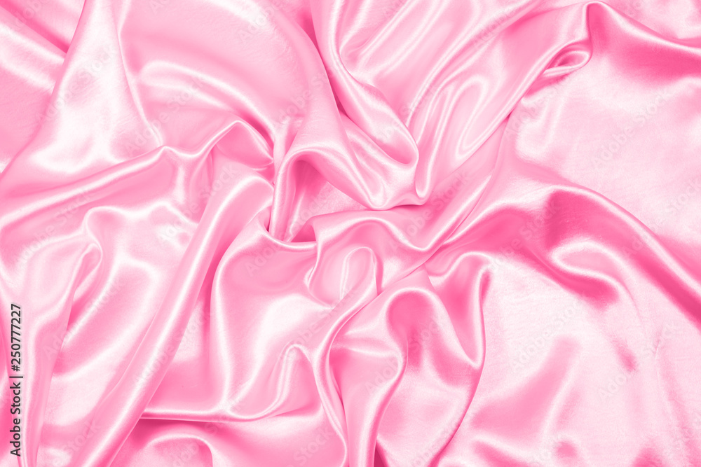 Pink luxury satin fabric texture for backgroundd Stock Photo | Adobe Stock