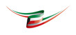 © butenkow - Kuwait flag, vector illustration on a white background