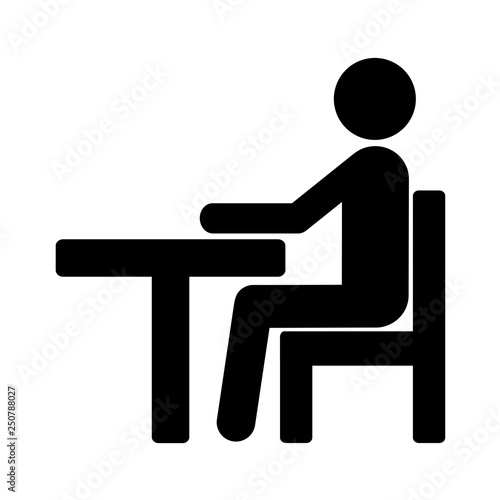 椅子に座る人 Stock イラスト Adobe Stock