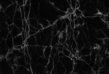 Wall Mural - abstract black natural marble texture background high resolution or design art work,dark stone floor