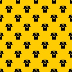 Sticker - Shirt with print pattern seamless vector repeat geometric yellow for any design