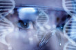 © natali_mis - Female eyes in protective glasses while laboratory investigations.