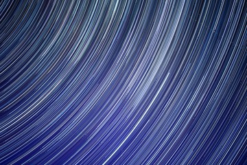 Wall Mural - Stars trails on night sky