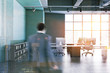 © ImageFlow - Man in interior of green open space office