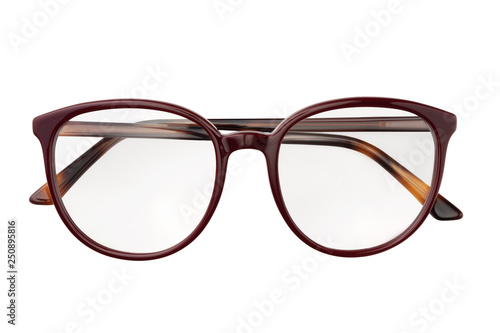 Download Eyeglasses Transparent For Reading Or Good Vision Top View Isolated On White Background Glasses Mockup Stock Photo Adobe Stock