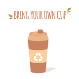 Bring Your Own Cup Stock Illustrations – 168 Bring Your Own Cup Stock  Illustrations, Vectors & Clipart - Dreamstime