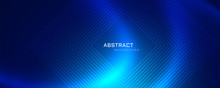 Abstract Technology Blue Mesh And Lines Background