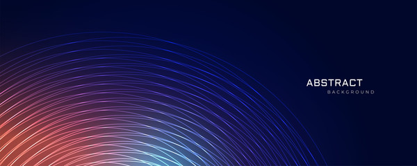 abstract circular lines technology background