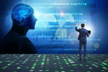 cognitive computing and machine learning concept