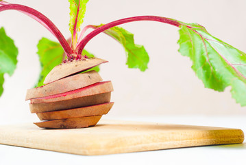 Wall Mural - Sliced beetroot